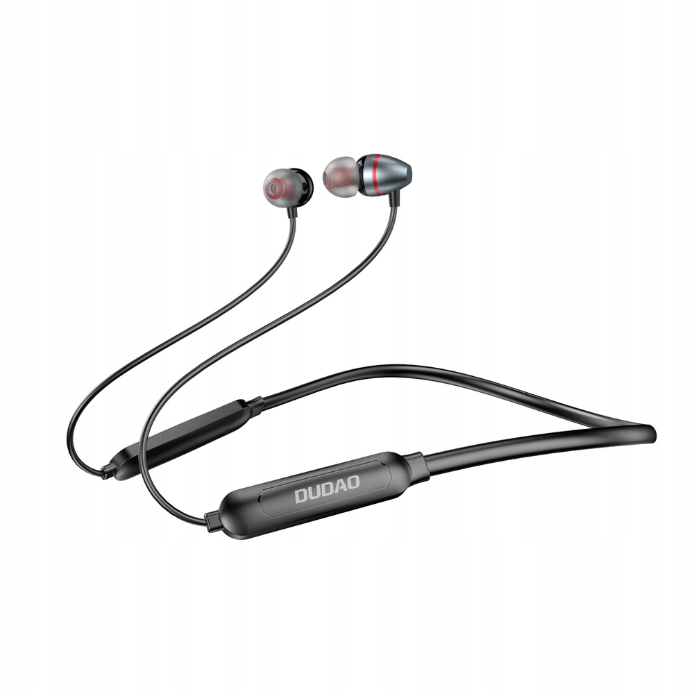 Dudao sportowe bezprzewodowe słuchawki Bluetooth 5.0 neckband szare (U5H-Gr