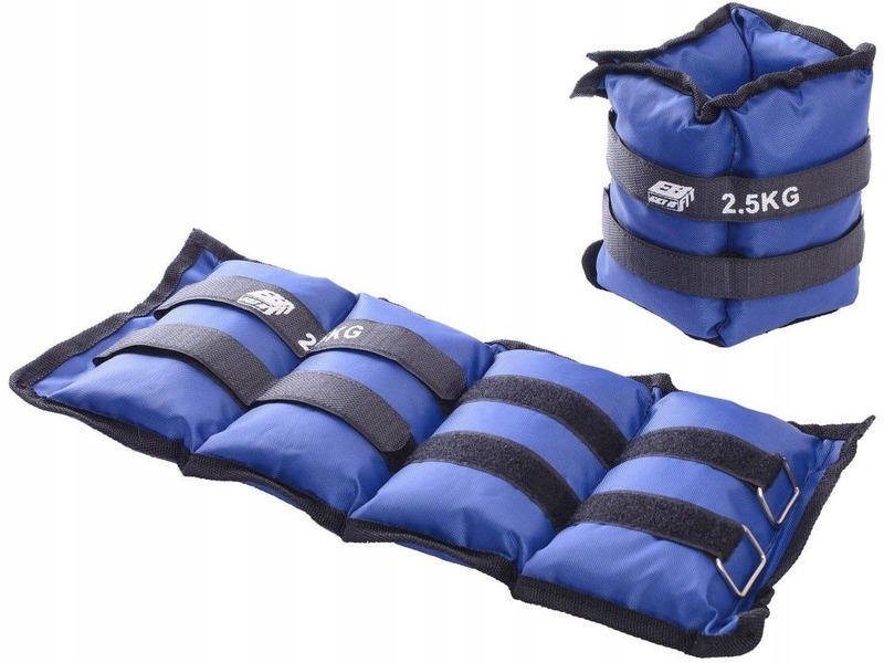 OBCIĄŻENIE NA PRZEGUBY NIEBIESKIE 5KG (2x2,5KG) EB FIT