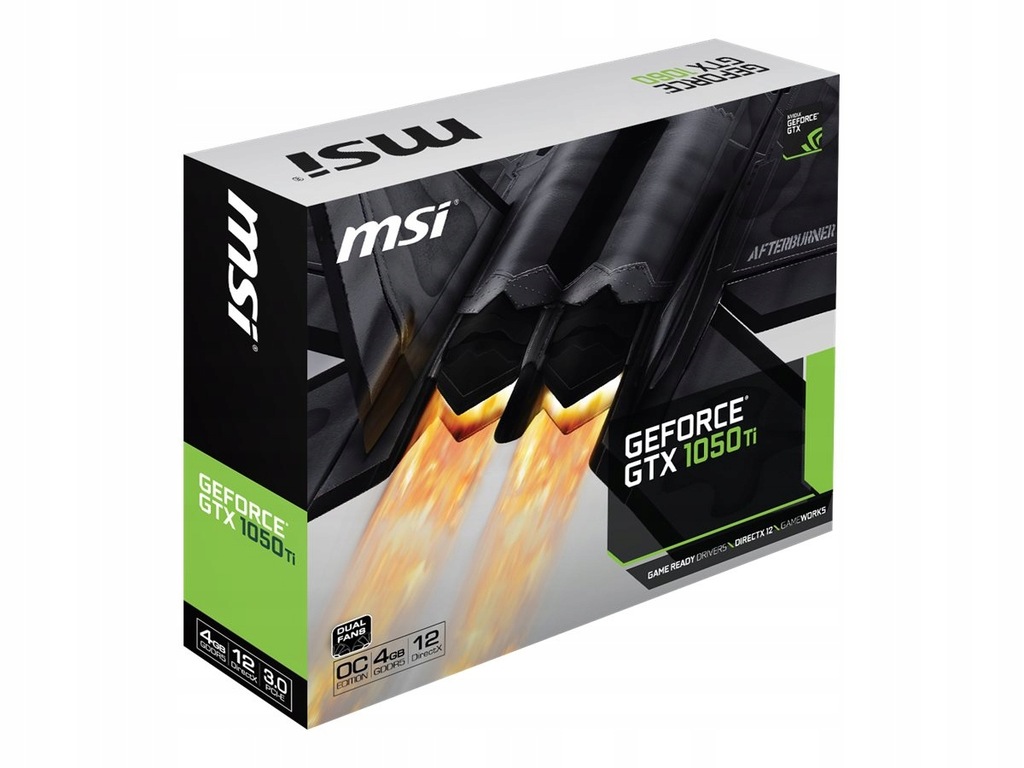 Купить Видеокарта MSI GeForce GTX 1050Ti 4 ГБ GT OC: отзывы, фото, характеристики в интерне-магазине Aredi.ru