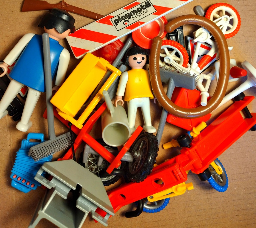 Playmobil mix akcesoria ludziki geobra lata 70'80'