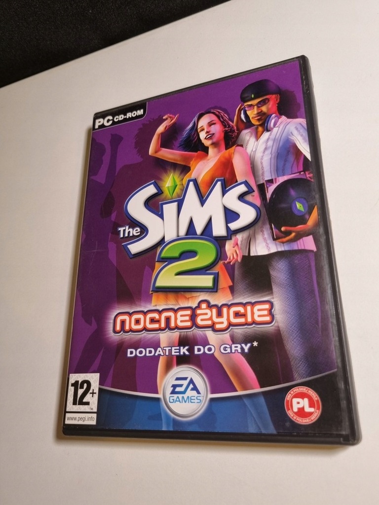 The Sims 2 PL: Nocne Życie - PC CD, polska wersja pudełkowa