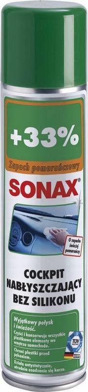 SONAX COCPIT bez silikonu pomarańcza 400ml