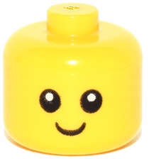 LEGO MAŁA GŁOWA UŚMIECH 33464pb01 z cty0894