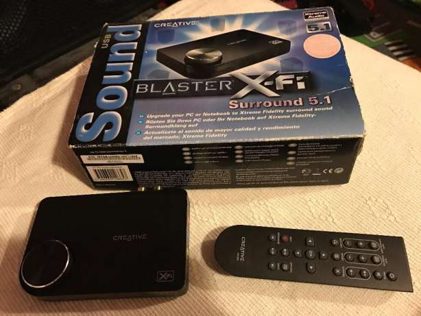 Karta XtremeFidelityCreative USB SoundBlaster X-Fi