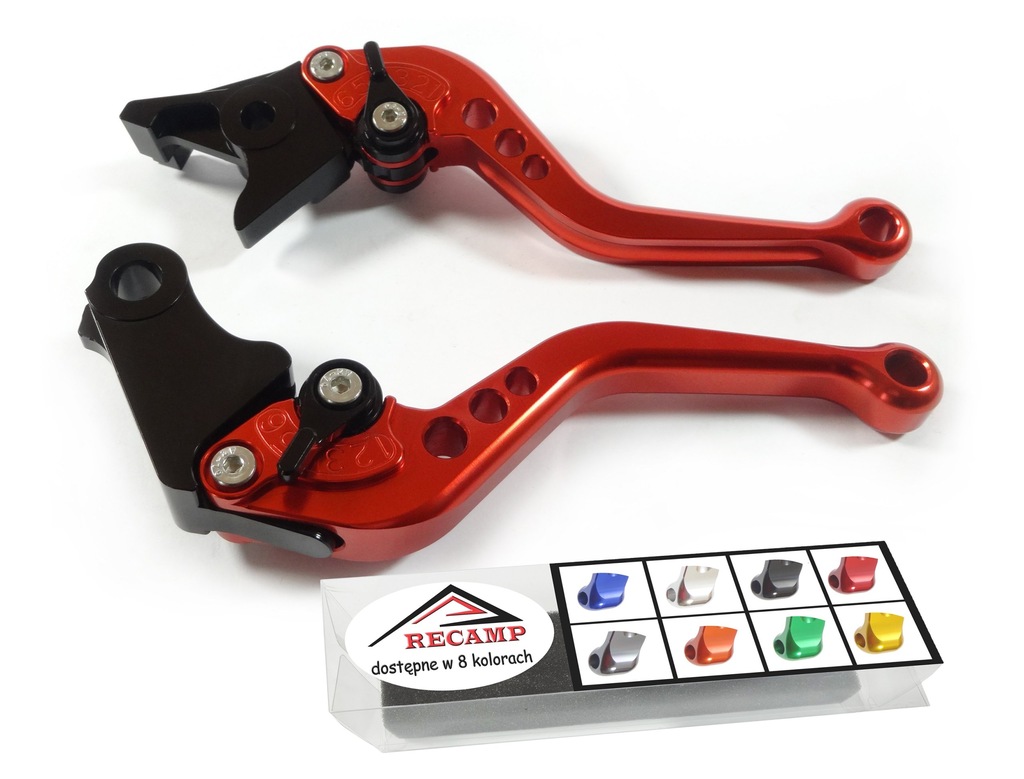 krótkie klamki sportowe CNC APRILIA RS 50 / RS 250