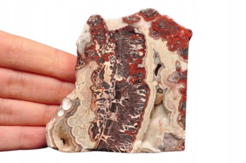 * AGAT CHINY INTERESUJĄCY STOJĄCY OKAZ PIĘKNY WZÓR NR 1 *