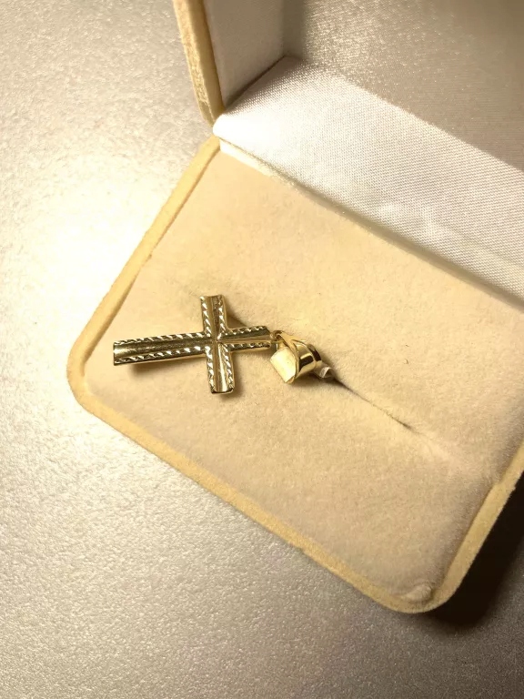 ZŁOTY KRZYZYK 1,40 G 585