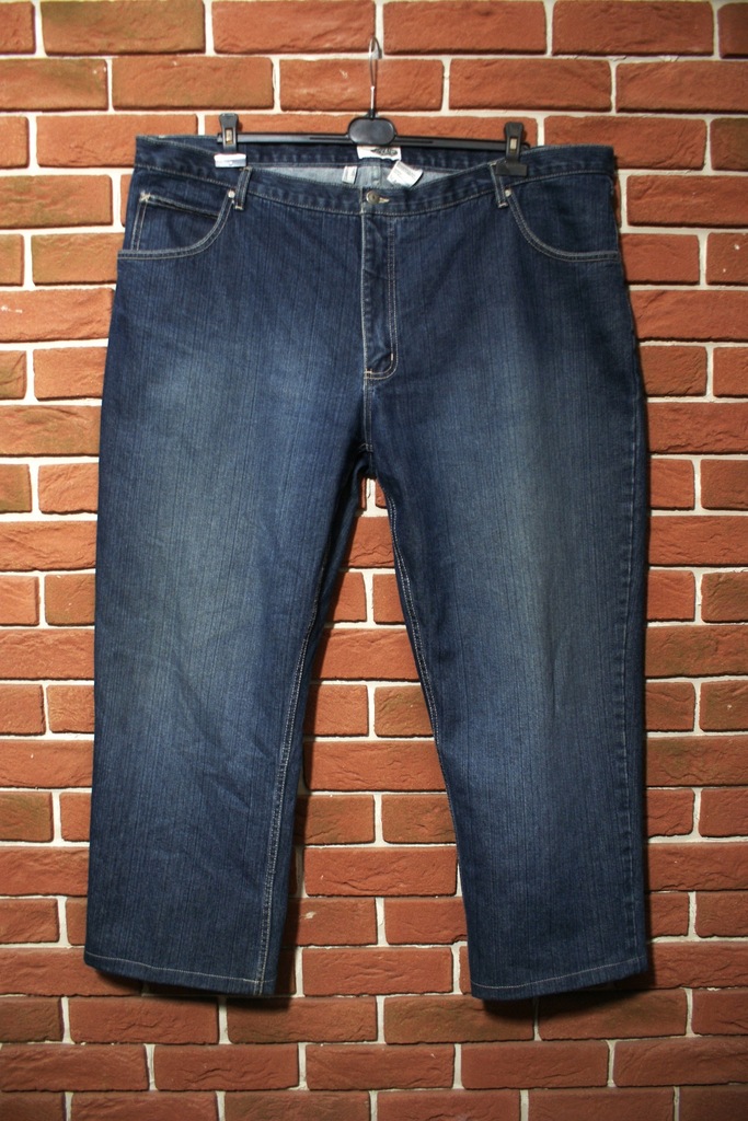 STOOKER jeansy męskie podwinięte xxxl pas 120cm