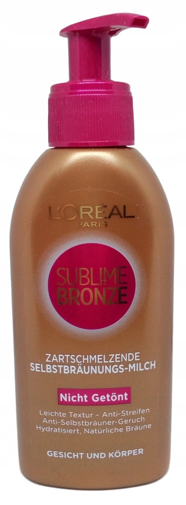 Loreal Sublime Bronze samoopalacz w mleczku