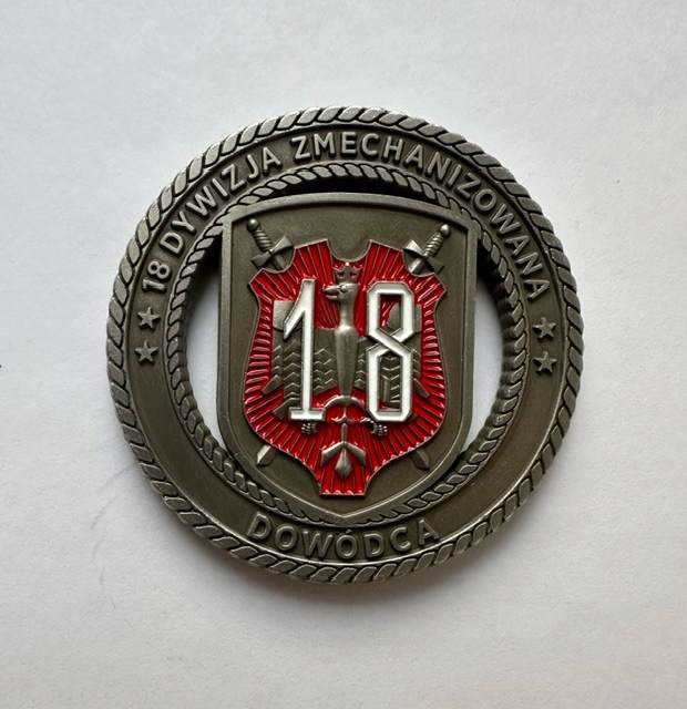 Coin medal Dowódcy 18DZ