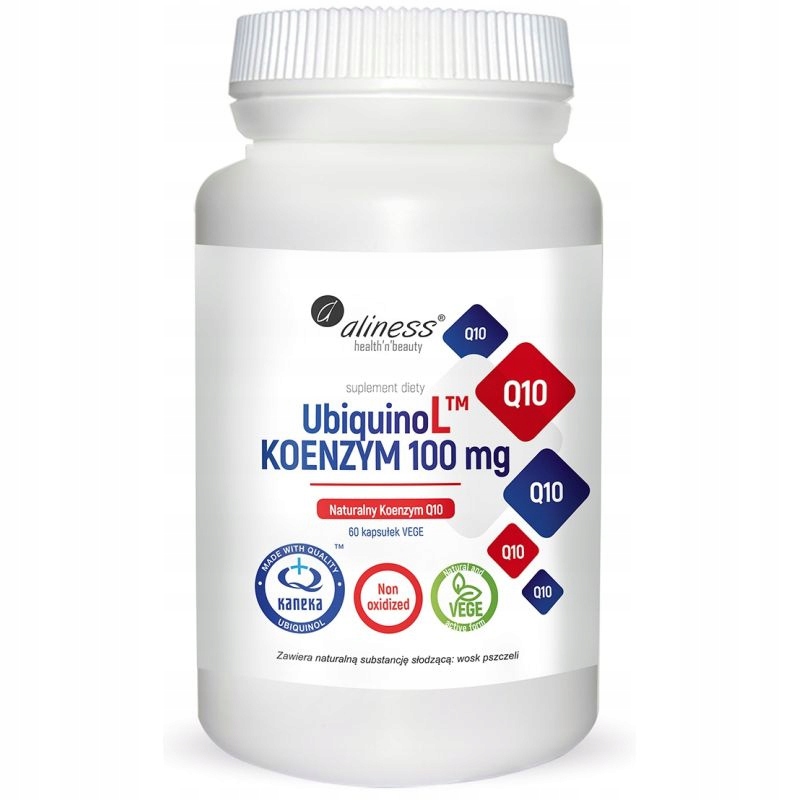 Ubichinol - Koenzym Q10 Kaneka 100 mg (60 kaps.)