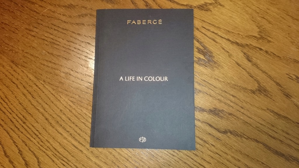 Specjalny luksusowy katalog firmy FABERGE