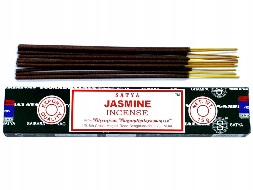 NAG CHAMPA kadzidełka PYŁKOWE SATYA 15g Jaśmin