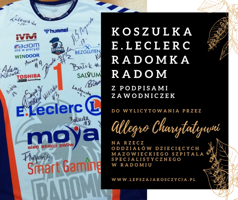 Koszulka E. Leclerc Radomki Radom + bilet na mecz