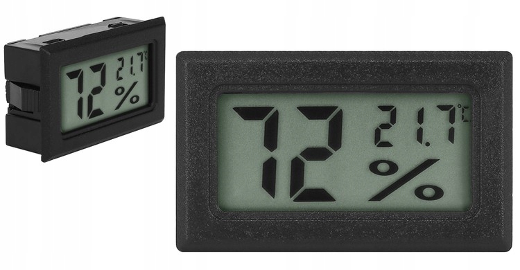 Termometr i higrometr cyfrowy 2w1 - praktyczny w domu i biurze