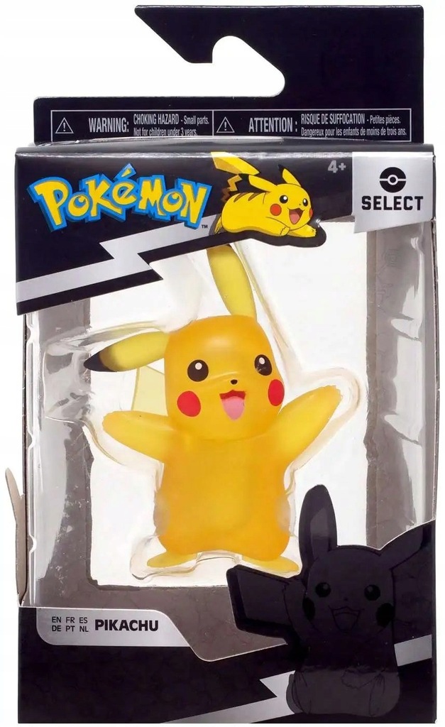 Pokemon Select Figurka Pikachu prześwitująca 7,5cm