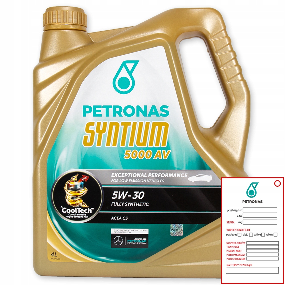 PETRONAS Syntium 5000 AV 5W30 4L - 7799157036 - oficjalne archiwum Allegro