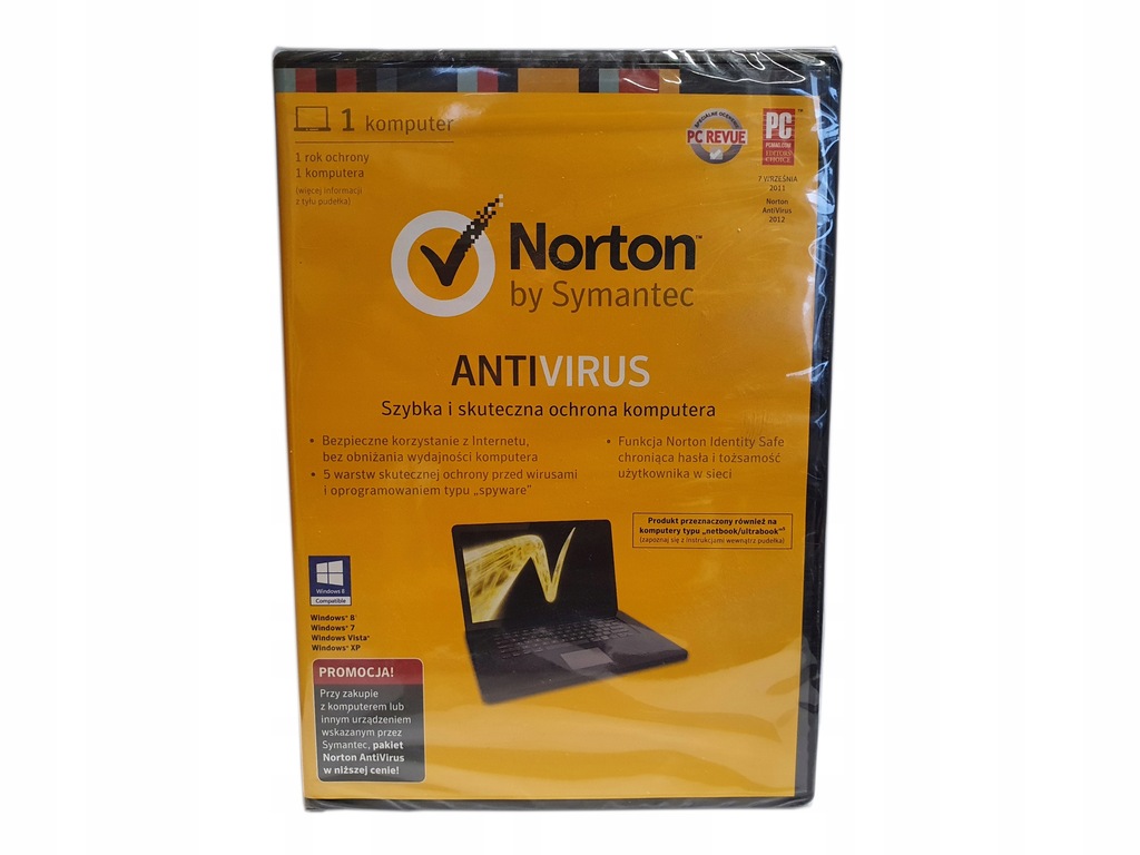 Norton Antivirus 2013 BOX PL 1 - licencja na rok