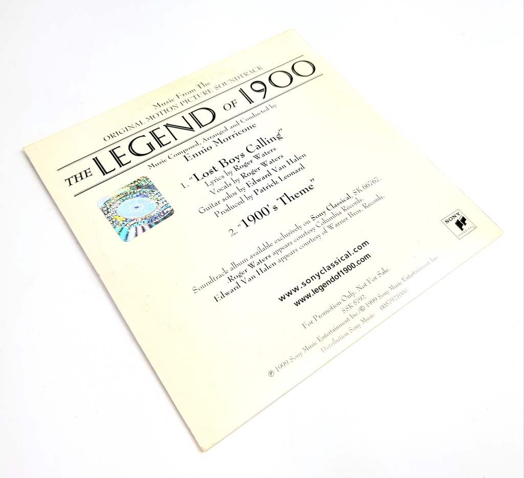 Ennio Morricone The Legend Of 1900 Plyta Cd Oficjalne Archiwum Allegro