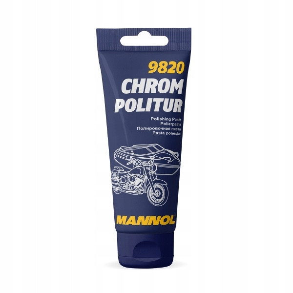 MANNOL PASTA DO POLEROWANIA CHROMU 100ML
