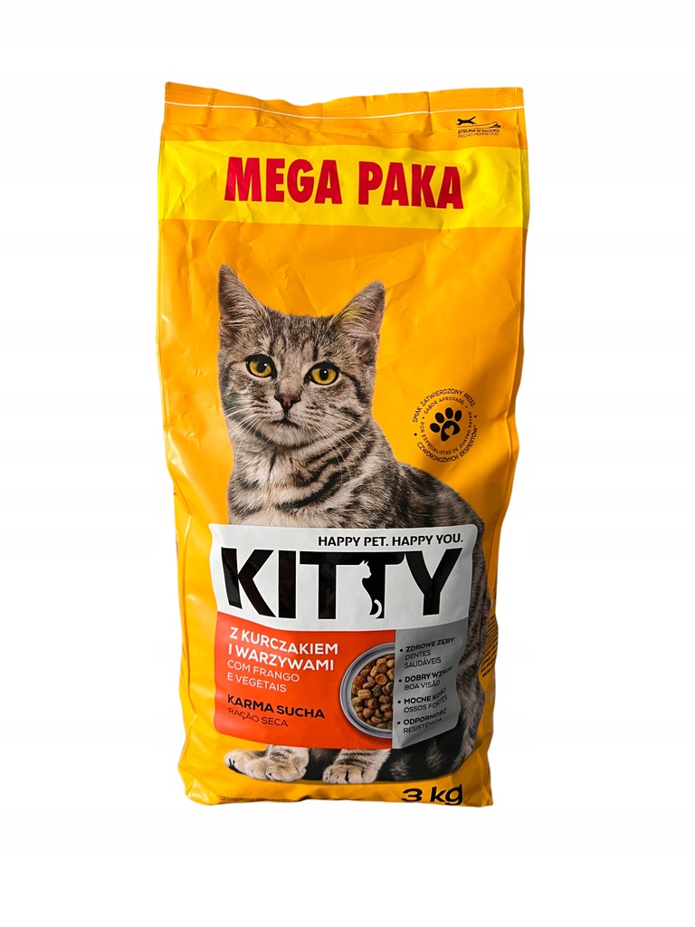 SUCHA KARMA DLA KOTA Z WOŁOWINĄ I WARZYWAMI 3 KG