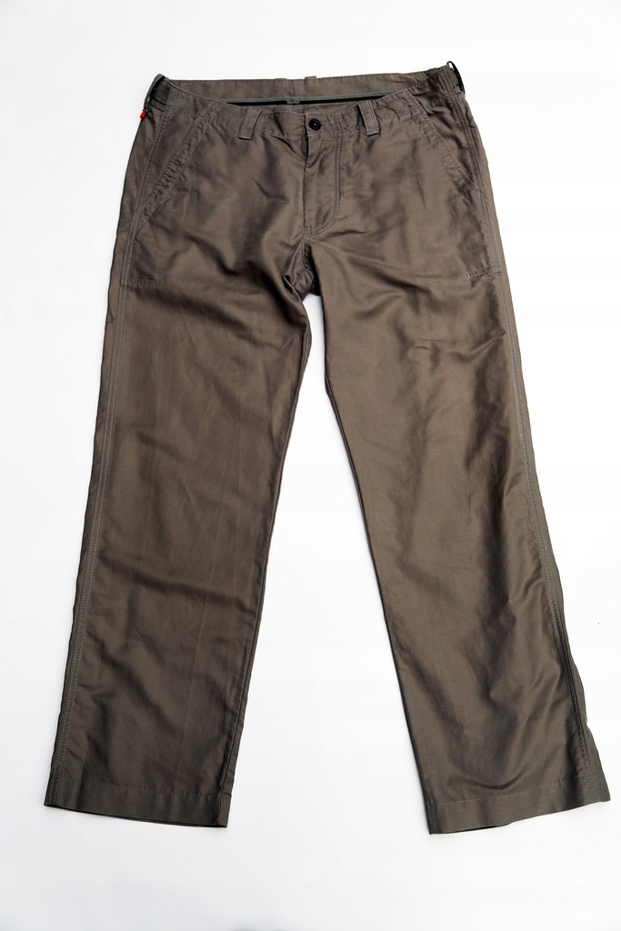 HUGO BOSS spodnie LNIANE_ W36 L32_(PAS 96cm) khaki