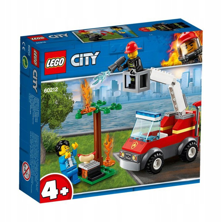 KLOCKI LEGO STRAŻ POŻARNA STRAŻAK SAM OKAZJA!
