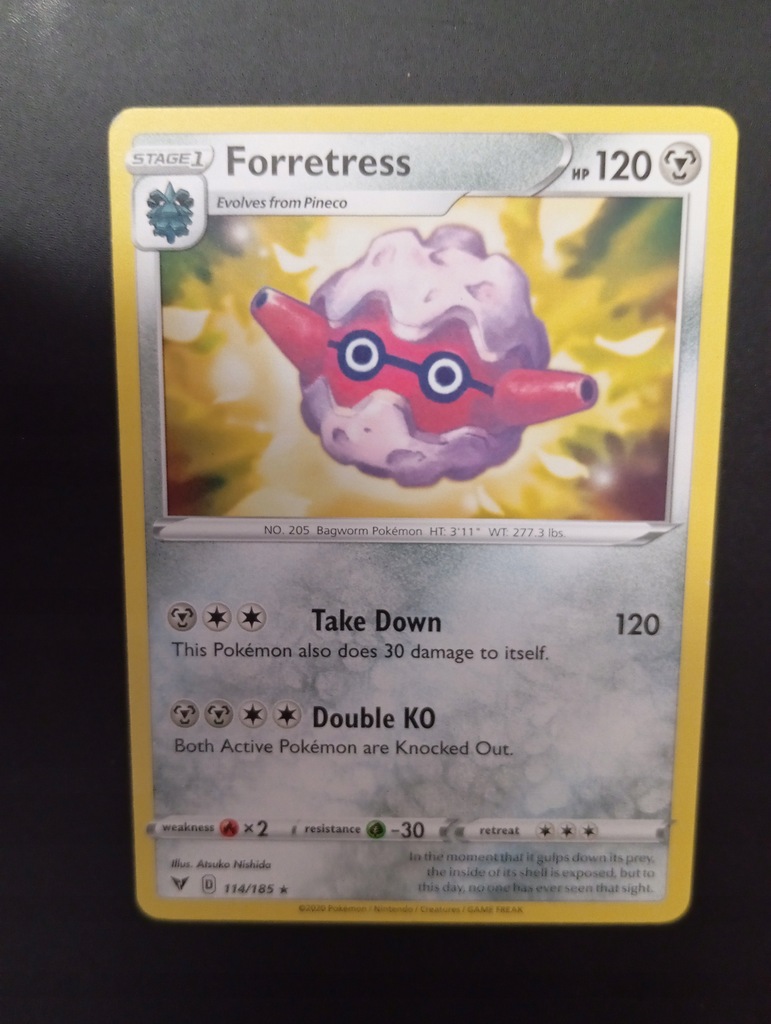 Forretress RARE Vivid Voltage 2020 rok 114/185 POKMON TCG