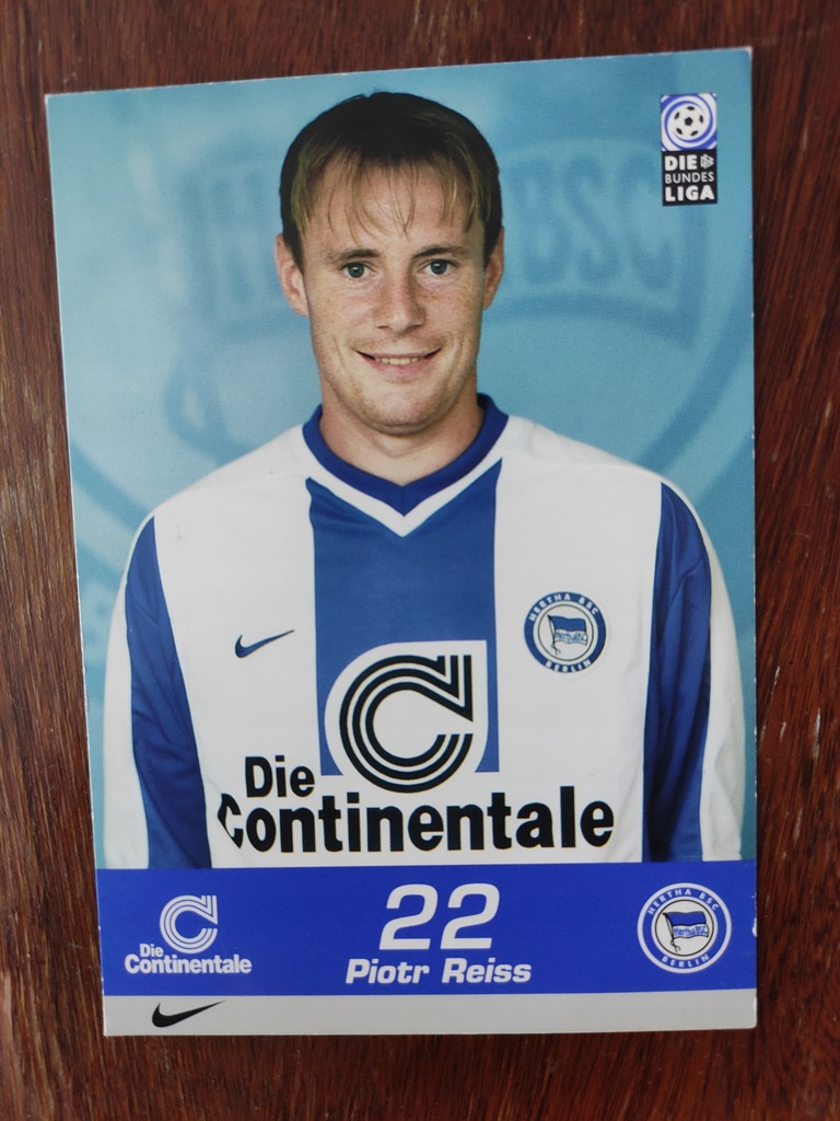 Fan karta Piotr Reiss Hertha Berlin/Lech Poznań