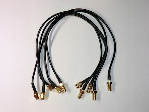 Kabel przewód SMA 30cm komplet 5 szt.