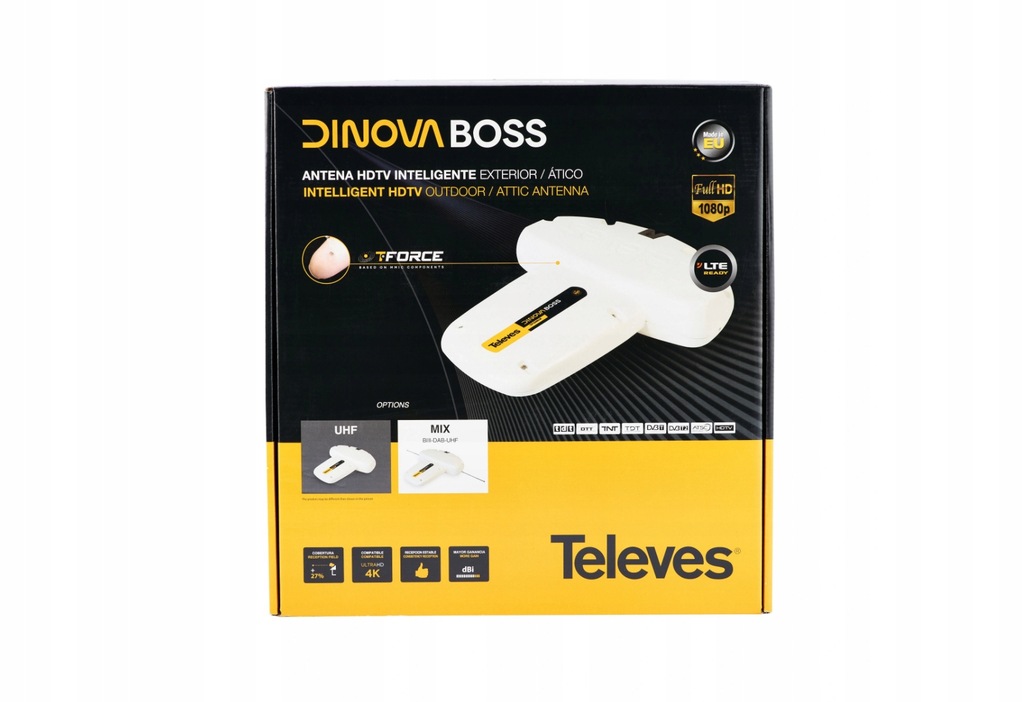 Купить Антенна Televes DINOVA DVB-T с BOSS TECH UHF MUX-8: отзывы, фото ...