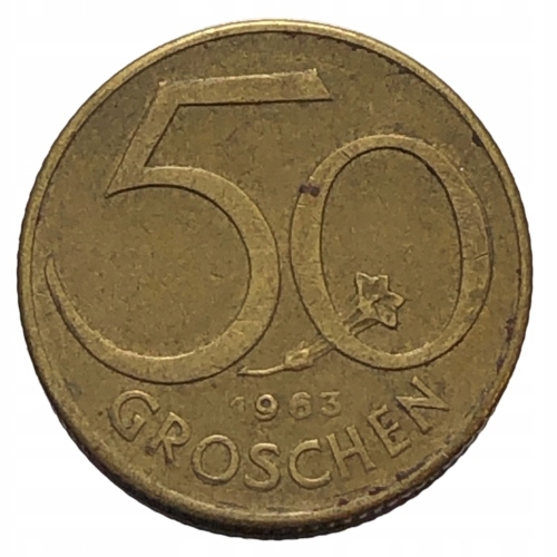 22711. Austria - 50 groszy - 1963 r.