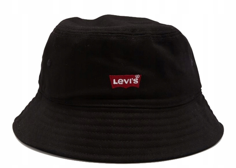 LEVI'S KAPELUSZ S czarny kapelusik czapka LEVIS