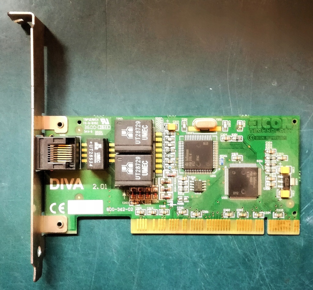 Eicon DIVA 2.01 Pasywna karta ISDN PCI - 128 Kbps