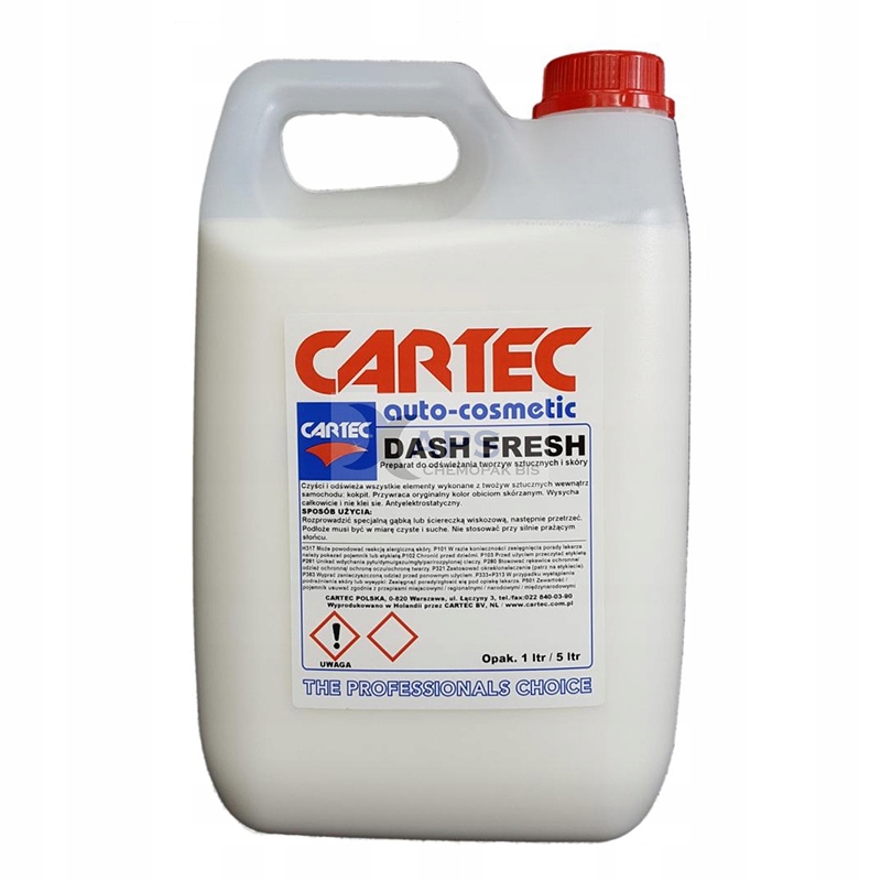 CARTEC DASH FRESH 5L PIELĘGNACJA SKÓRY I TWORZYW