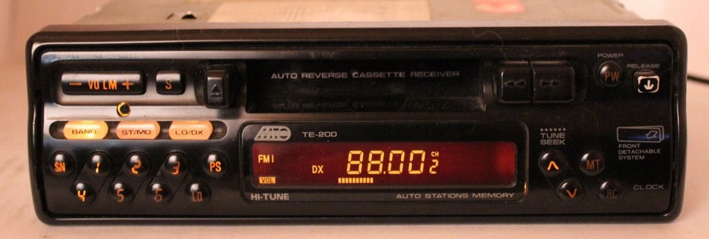 radio samochodowe MTC TE 200 ---CLASSIC DESIGN