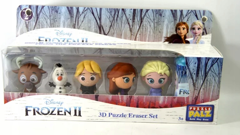 FROZEN ZESTAW GUMEK KOLEKCJONERSKICH 3D