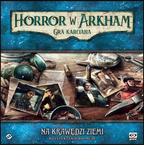 NOWY Horror w Arkham LCG Na krawędzi Ziemi Rozszerzenie badaczy (Galakta)