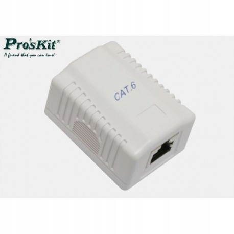 GNIAZDO TELEFONICZNE RJ45 kat.6 PUSZKA Proskit
