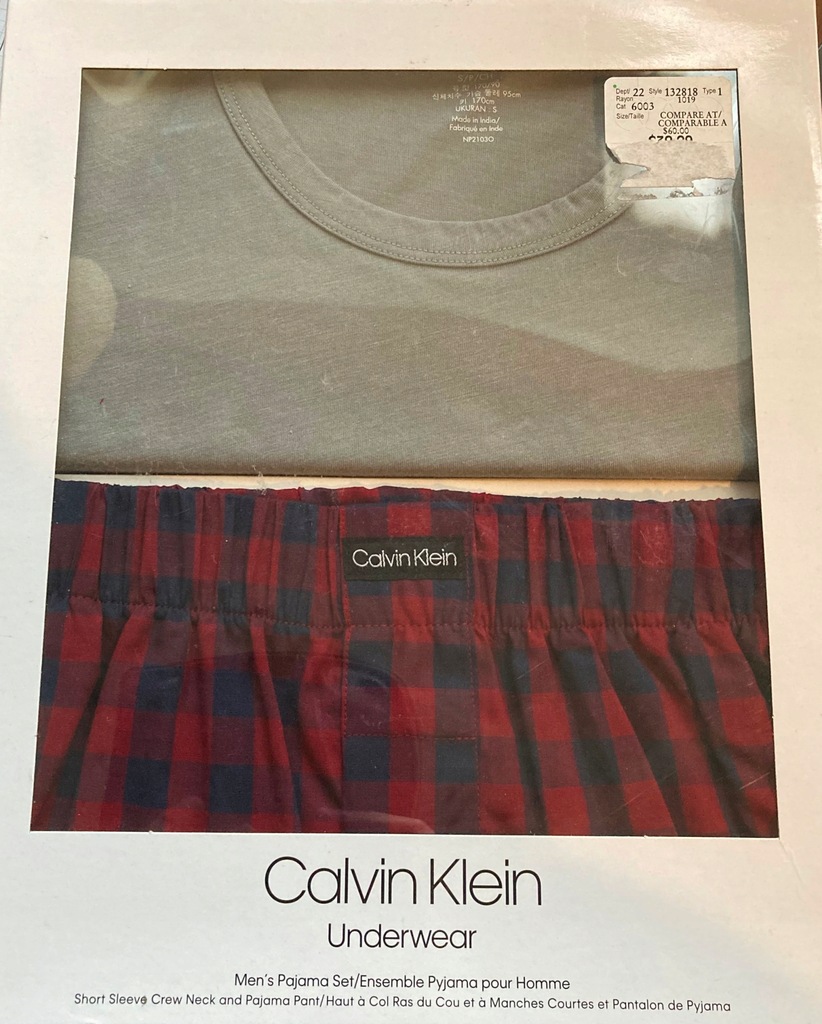 CALVIN KLEIN piżama męska S
