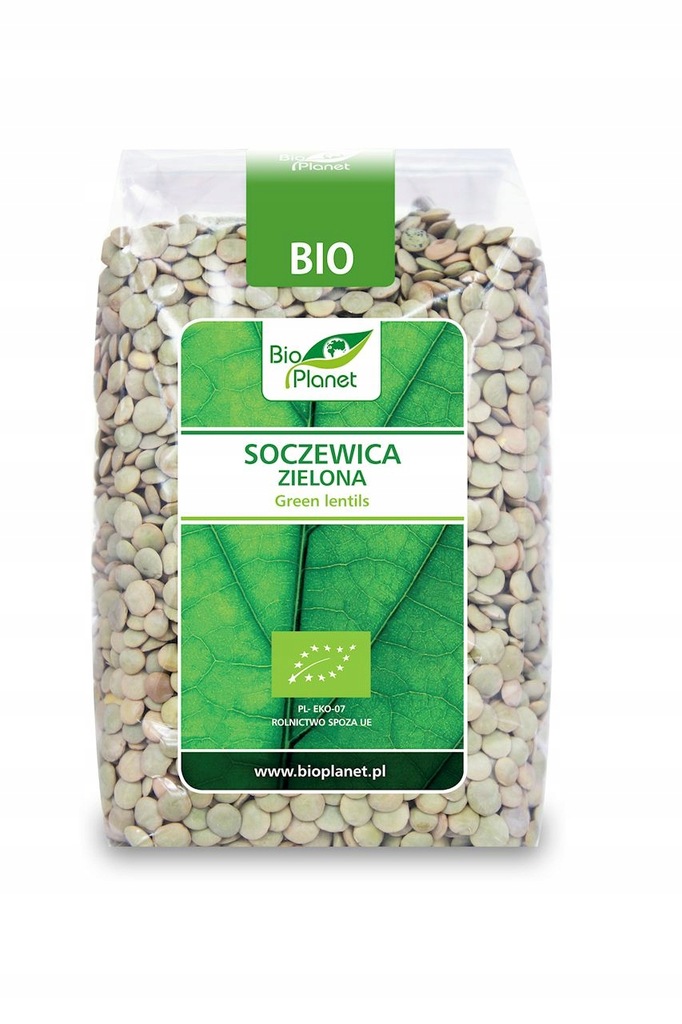 BIO PLANET Soczewica zielona BIO 400g