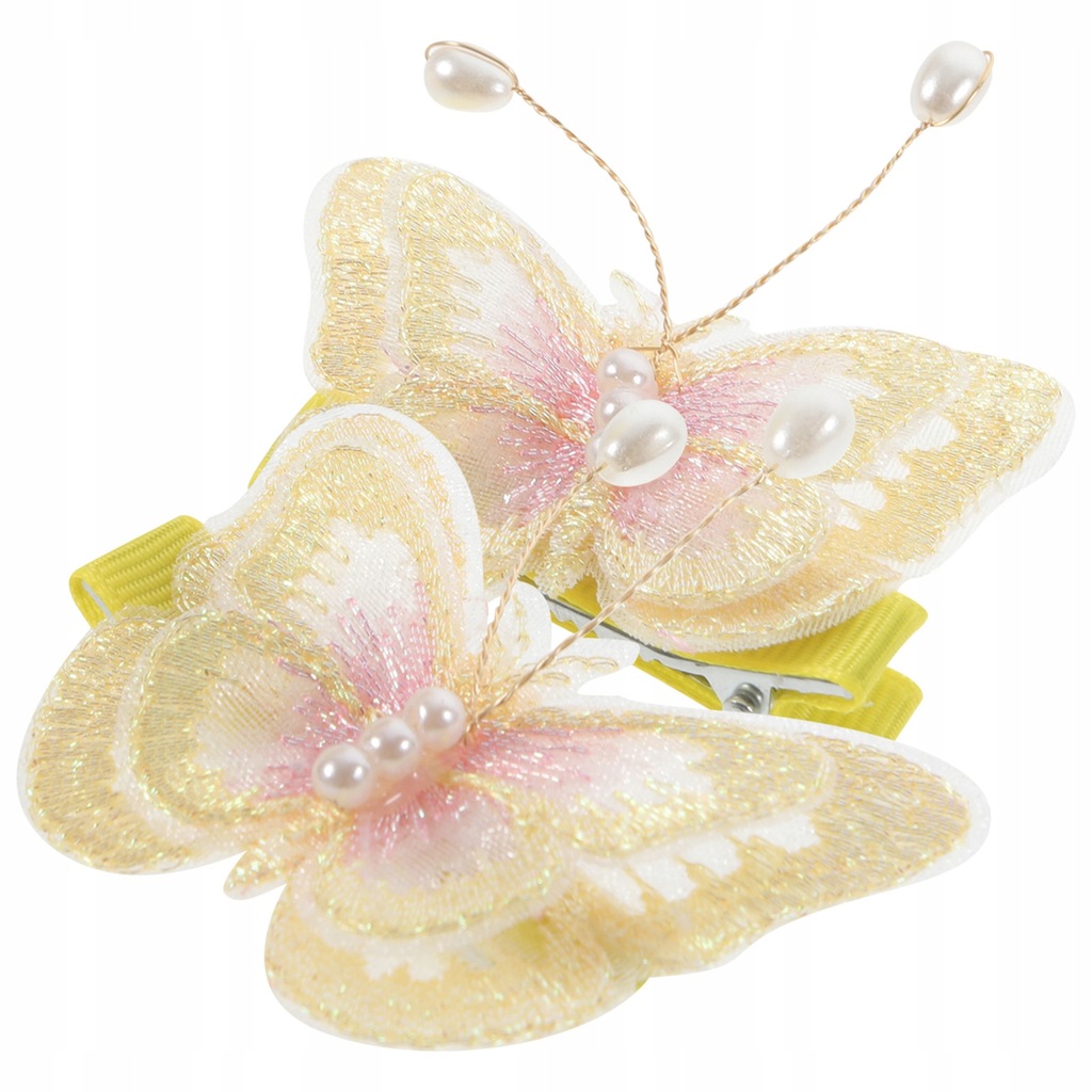 2pcs Double-layer Butterfly Hairpin Girls Use