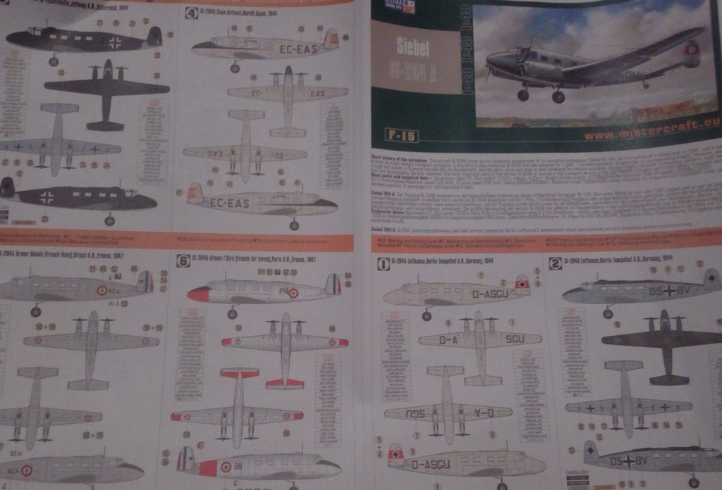 Купить Модель самолета SIEBEL SI-204 - 1/72 MISTERCRAFT: отзывы, фото, характеристики в интерне-магазине Aredi.ru