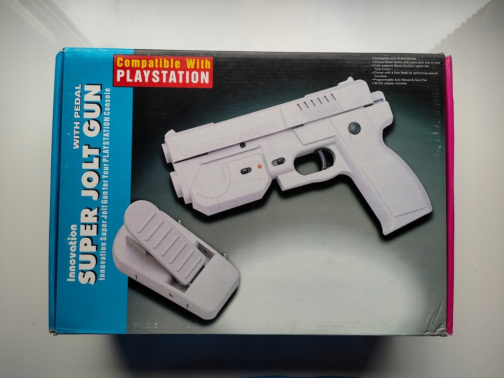 ***** PISTOLET INNOVATION SUPER JOLT GUN Playstation 1 2 PSX PS1 PS2 *** 2