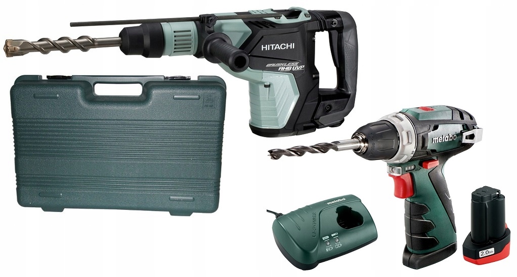 HITACHI MŁOT DH40MEY METABO WKRĘTARKA POWERMAXX BS