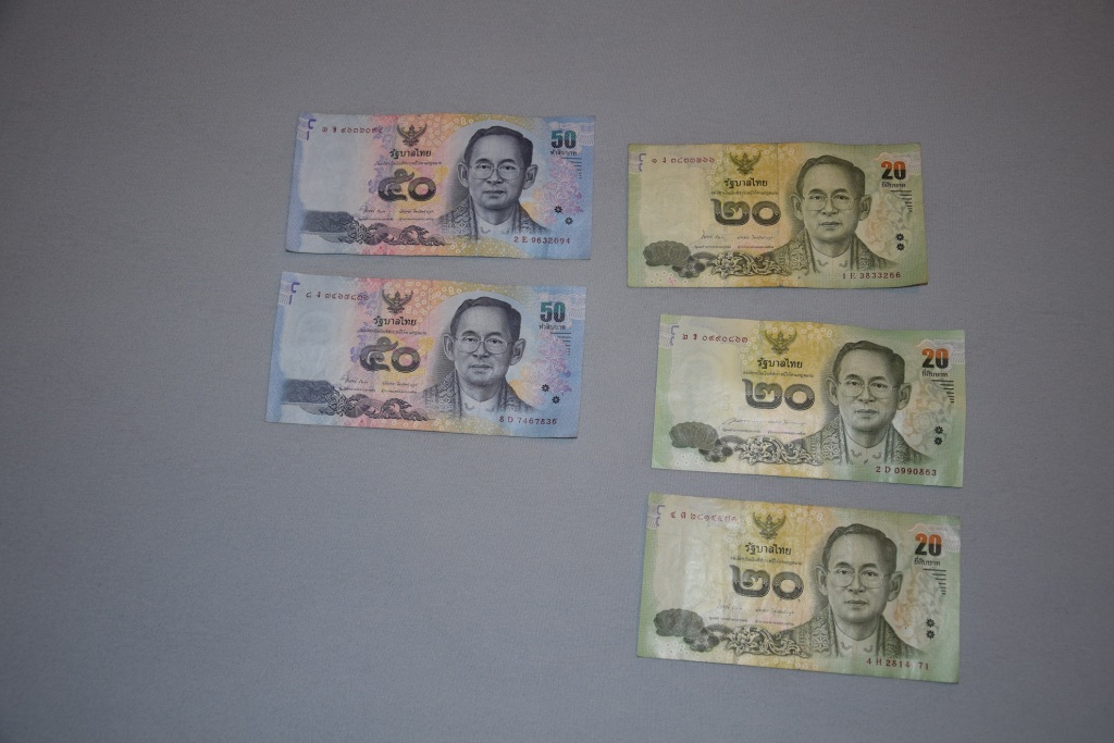 Banknoty Tajlandia