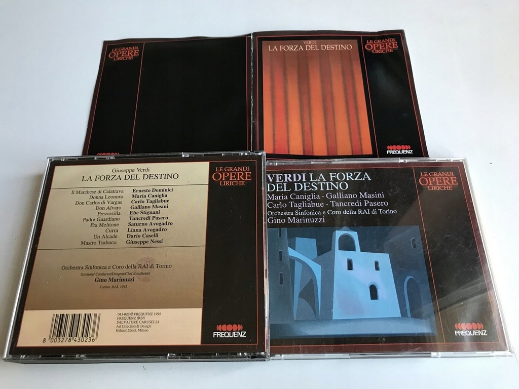 2CD Verdi La Forza Del Destino Caniglia Masini Pasero Marinuzzi STAN 4+/6