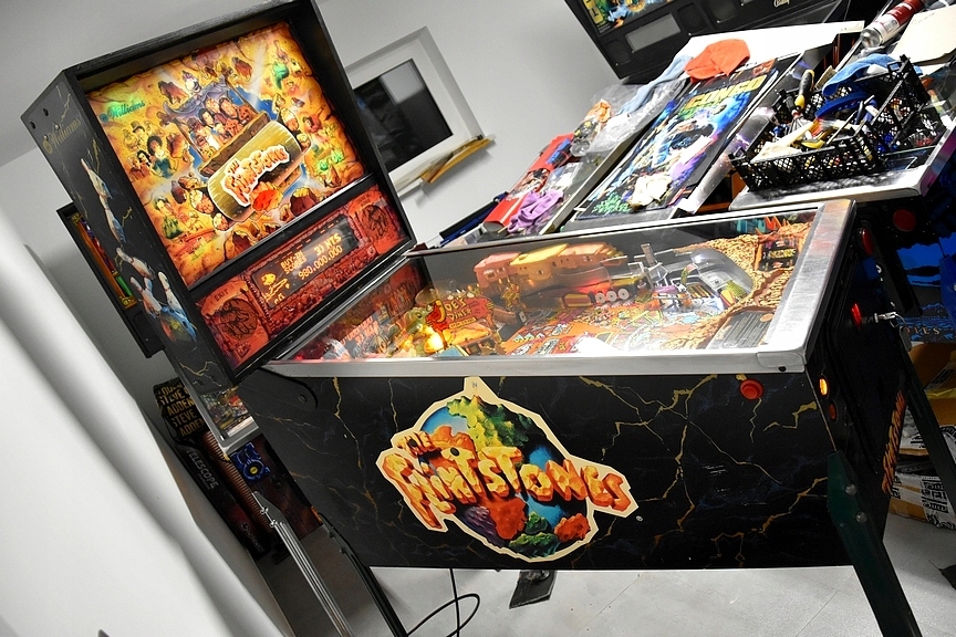 flipper ,fliper The Flintstones - Williams Pinball