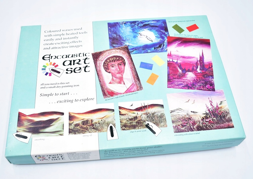 6158-51 ENCAUSTIC ART SET k#o KREDY DO SZKICOWANIA