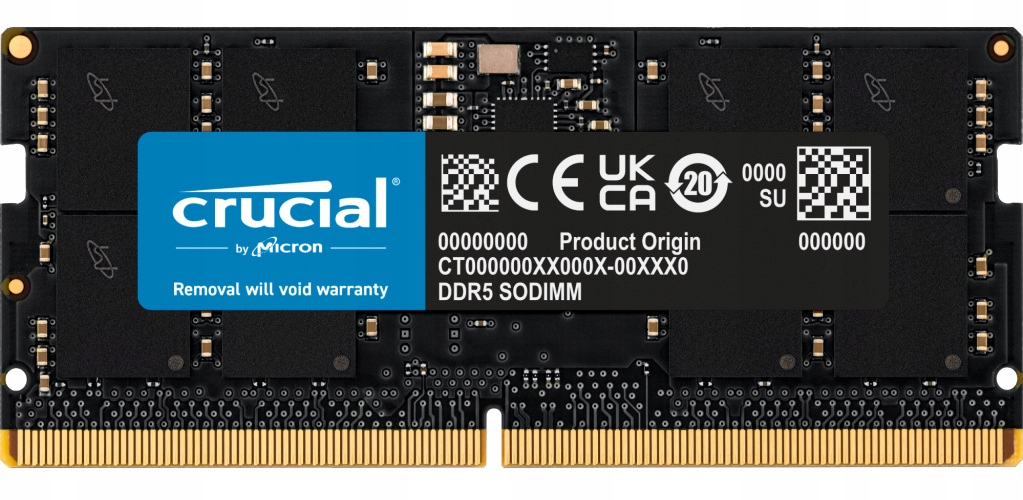 Crucial - DDR5 - Modul - 16 GB - SO DIMM 262-PIN -